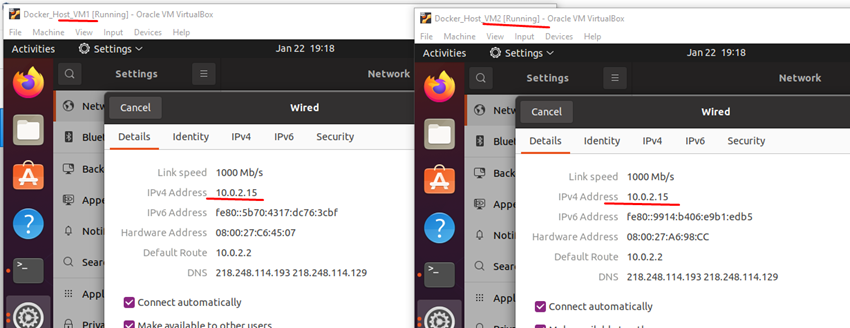 Communicate Multiple VM (os - Ubuntu) on Windows10 using Docker Swarm